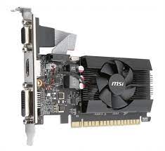MSI - GT 710 2GD3 LPV1 - PCI Express 3.0 - NVIDIA - NVIDIA GeForce GT 710 - 2 GB - DDR3 SDRAM - VGA / HDMI / DVI