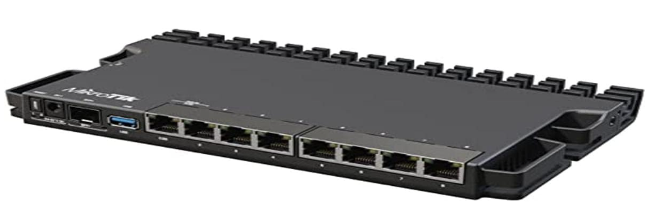 RB5009UG+S+IN - RouterBoard MikroTik RB5009UG+S+IN, CPU 4 Núcleos, 7 Ptos Gb, 1 Pto 2.5 Gb, 1 SFP+, L5, USB 3.0