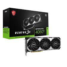 MSI GeForce RTX 4060 Ti VENTUS 3X 16G OC - Tarjeta gráfica - GeForce RTX 4060 Ti - 16 GB GDDR6 - PCIe 4.0 x16 - HDMI, 3 x DisplayPort