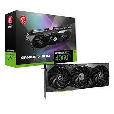 MSI - GeForce RTX 4060 Ti GAMING X SLIM 16G - PCI Express 4.0 x8 - NVIDIA - NVIDIA GeForce RTX 4060 Ti - GDDR6 SDRAM - HDMI / DisplayPort