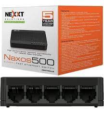 Nexxt Solutions Home - Switch - Gigabit Ethernet - 5 - 1 Gigabit Ethernet - Essential Naxos 501-G 110/220V