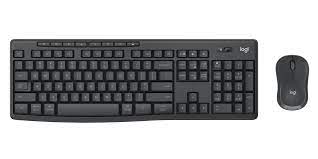 Logitech - Keyboard and mouse set - Wireless - Graphite - MK370 Combo for Business Span