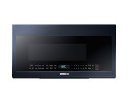 Samsung Smart Bespoke ME21A706BQN - Horno microondas - gama alta - 59.5 litros - 1000 W - acero azul marino con sistema de escape integrado