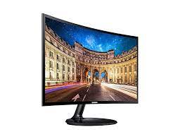 Samsung C24F390FHN - CF390 Series - monitor LED - curvado - 24" (23.5" visible) - 1920 x 1080 Full HD (1080p) @ 60 Hz - VA - 250 cd/m² - 3000:1 - 4 ms - HDMI, VGA - negro muy brillante
