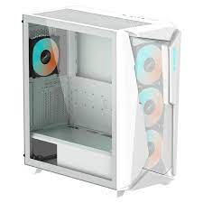 Gigabyte C301 Glass - Mid tower - placa ATX extendida - panel lateral con ventana (cristal templado) - sin fuente de alimentación (ATX) - blanco - USB/Audio
