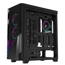 AORUS C500 GLASS - Mid tower - ATX - panel lateral con ventana (cristal templado) - sin fuente de alimentación (ATX) - negro - USB/Audio
