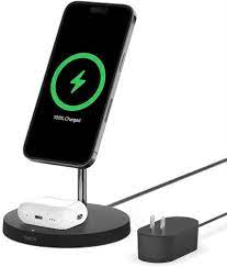 Belkin - MagSafe 2-in-1 - Lithium - Para iPhone 12 - 13  - 14 - Black