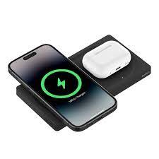 Belkin MagSafe 2-in-1 - Wireless charging pad - Lithium - Para iPhone 12 - 13  - 14 - WIZ019ttBK