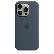 Apple - Case - Silicone - Blue - para iPhone 15 Pro - with MagSafe Winte