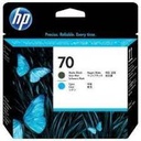 HP 70 - Cián, negro mate - cabezal de impresión - para DesignJet SD Pro MFP, Z2100, Z3100, Z3200, Z5200, Z5400; Photosmart Pro B8850, Pro B9180