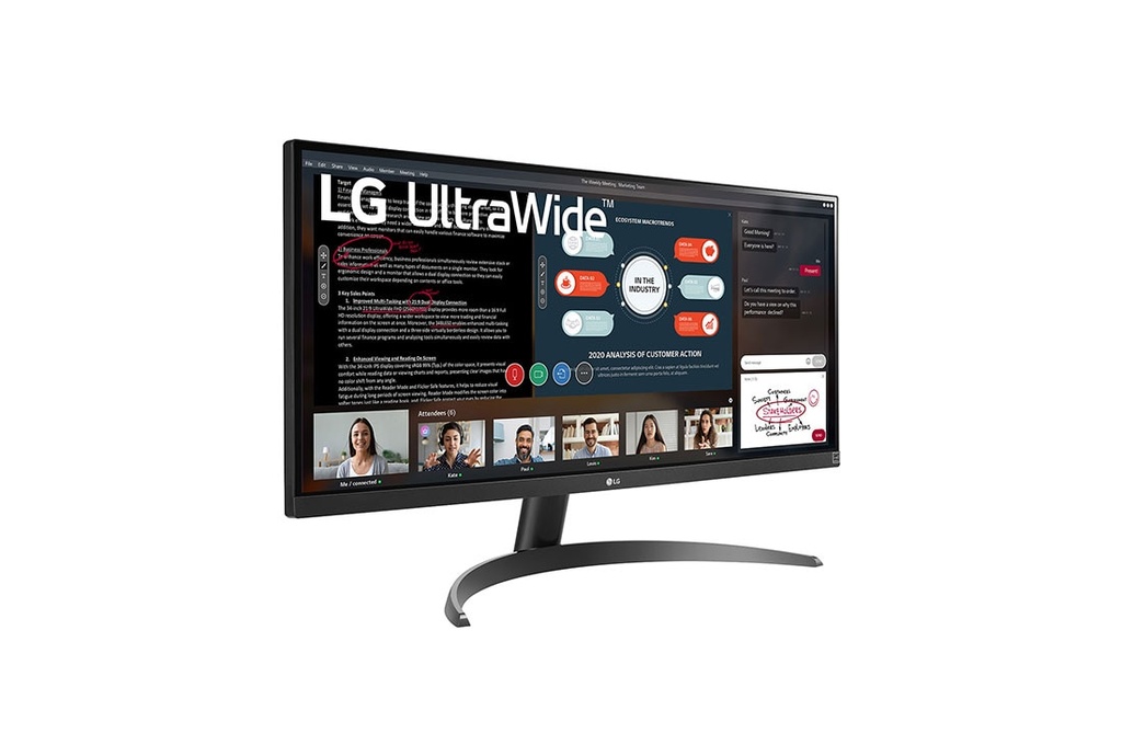 LG UltraWide 29WQ500 - 29" - 2560 x 1080 - DisplayPort / HDMI - 100Hz