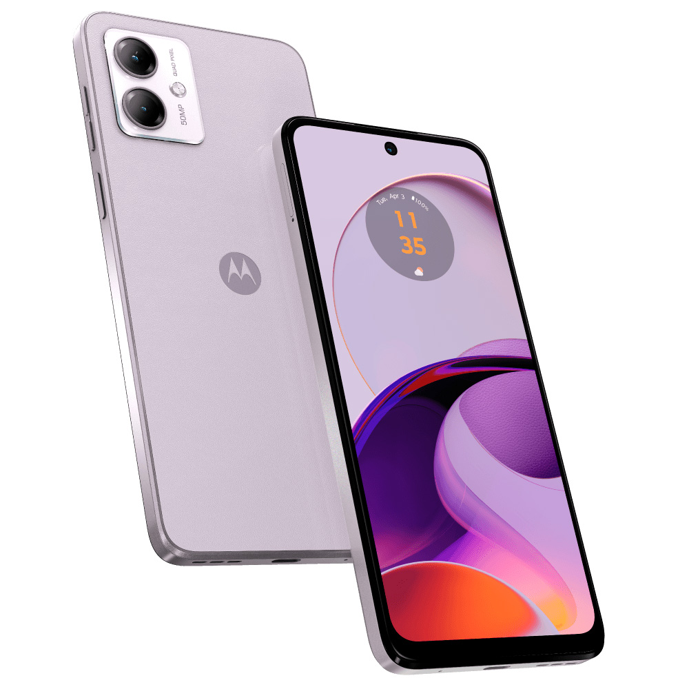 Motorola G14 - Smartphone - Android - 128 GB - Orchid Tint - Touch - XT2341-2