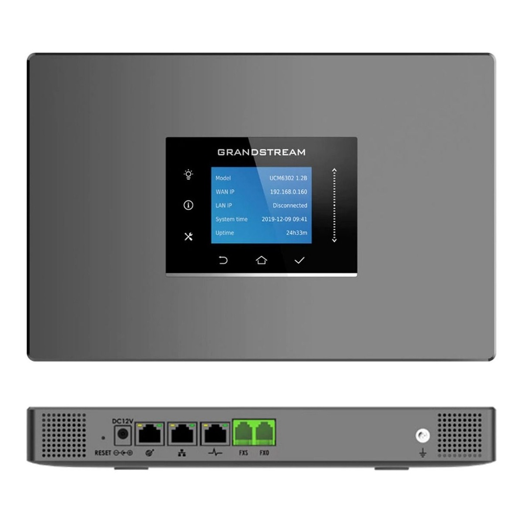 UCM6301- PBX IP GS 1FXO, 1FXS 500USUARIOS 50TRUNK 6