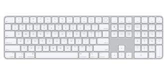 Apple Magic Keyboard with Touch ID and Numeric Keypad - Teclado - Bluetooth, USB-C - QWERTY - español (Latinoamérica) - black keys