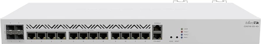 MikroTik Cloud Core Router CCR2116-12G-4S+ - Router - 10 GigE - montaje en rack