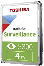 HDWT140UZSVAR - Disco duro interno de vigilancia S300 de 4TB de 3,5" - CMR SATA 6 Gb/s 5400 RPM caché de 128 MB. Toshiba