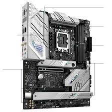 ASUS ROG STRIX B760-A GAMING WIFI - Placa base - ATX - Socket LGA1700 - B760 Chipset - USB 3.2 Gen 1, USB 3.2 Gen 2, USB-C 3.2 Gen2, USB-C 3.2 Gen 2x2, USB-C 3.2 Gen 1 - 2.5 Gigabit LAN, Bluetooth, Wi-Fi - Tarjeta gráfica (CPU necesaria) - HD Audio (8-canales)