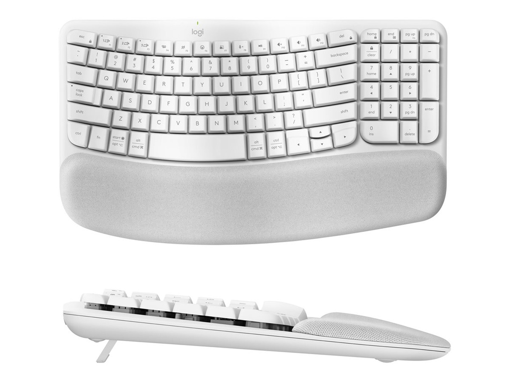 Logitech - Keyboard - English - Off white