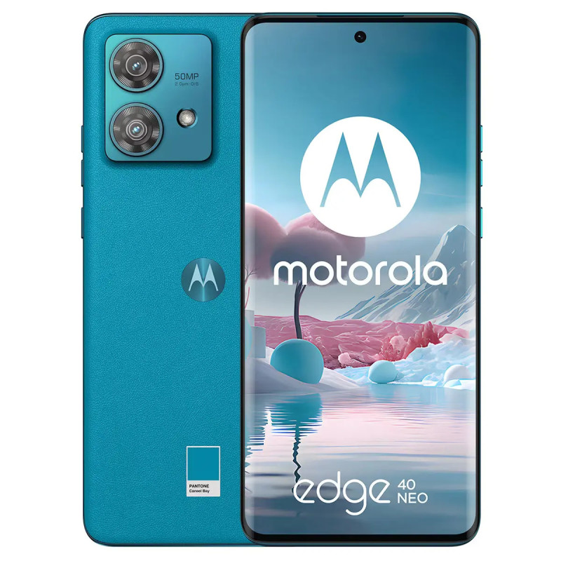 Motorola Edge 40 Neo - Smartphone (Android OS) - Android - 256 GB - Caneel Bay - Touch - XT2307-1