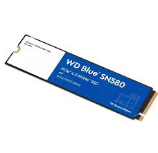 WD Blue SN580 WDS100T3B0E - SSD - 1 TB - interno - M.2 2280 - PCIe 4.0 x4 (NVMe)