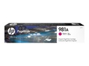 HP 981A - 69 ml - magenta - original - PageWide - cartucho de tinta - para PageWide Enterprise Color MFP 586; PageWide Managed Color E55650