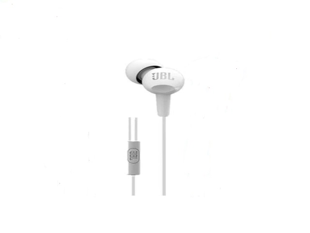 JBL - C100 - Earphones - Para Phone - Wired - Blanco