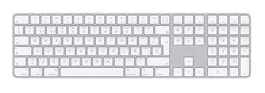 Apple Magic Keyboard with Touch ID - Teclado - Bluetooth, USB-C - QWERTY - español (Latinoamérica)