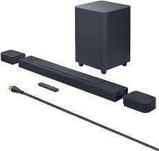JBL Bar 1000 - Sistema de barra de sonido - canal 7.1.4 - inalámbrico - Bluetooth, Wi-Fi 6 - controlado por aplicación - 880 vatios (Total) - negro