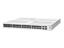HPE Aruba Instant On 1960 48G 40p Class4 8p Class6 PoE 2XGT 2SFP+ 600W Switch - Conmutador - Gestionado - 48 x 10/100/1000 + 2 x 10 Gigabit SFP+ + 2 x 100/1000/10GBase-T - montaje en rack - PoE (600 W)