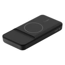 Belkin - Cargador inalámbrico - 10000 mAh - 20 vatios - Fast Charge, PD 3.0 (magnética, 24 pin USB-C) - en el cable: USB-C - negro