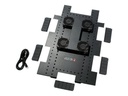 APC Roof Fan Tray - Bandeja para ventilador montado en bastidor - CA 120 V - negro - para NetShelter SX Enclosure with Sides