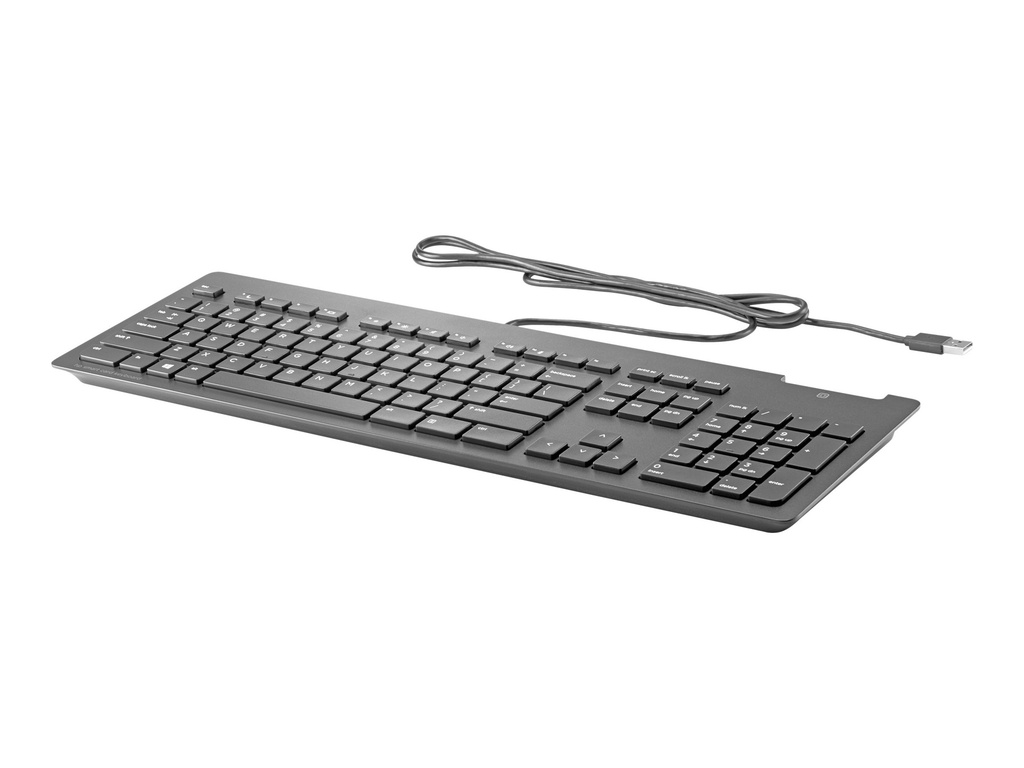HP Business Slim - Teclado - USB - Latinoamérica - negro - para HP 34, Z1 G9; Elite 800 G9; Pro 260 G9, 400 G9; ProOne 440 G9; ZBook Fury 15 G8, 17 G8
