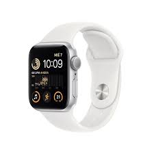 Apple Watch SE (GPS) - 2ª generación - 40 mm - aluminio plateado - reloj inteligente con pulsera deportiva - fluoroelastómero - azul tormenta - tamaño de la banda: M/L - 32 GB - Wi-Fi, Bluetooth - 26.4 g