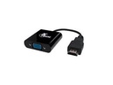 Xtech - Display adapter - 20 pin DisplayPort - 19 pin HDMI Type A - Black - Dis Pt (m) to HDMI (f) XTC-378