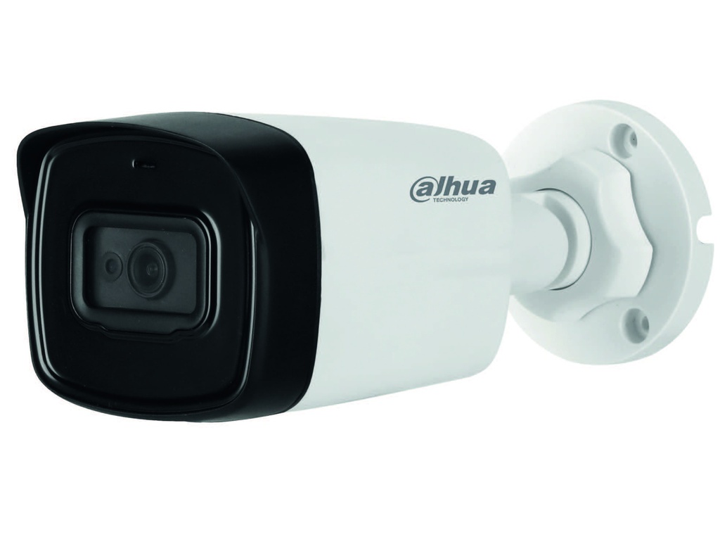 HAC-HFW1239TL-CAMARA BULLET DAHUA 2MP FULL COLOR ILUMINADORDUAL AUDIO MIC 2.8MM 40M IP67
