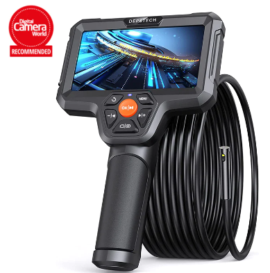 DEPSTECH DS500 Endoscopio portátil de doble lente 1080p con pantalla IPS de 5"