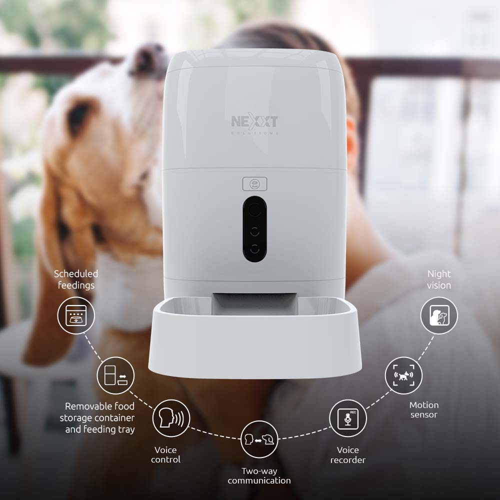 Nexxt Solutions Connectivity Pet Feeder - Camera 1080p