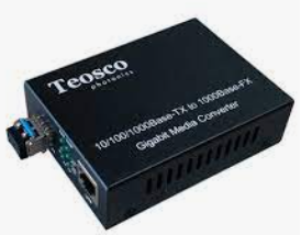 TEO-1000GMC-SFP - Convertidor de medios monomodo DX/10/100/1000, LC/RJ45, 20Km