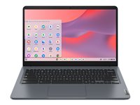 Lenovo 14e Chromebook Gen 3 82W6 - Intel N-series N200 - Chrome OS - UHD Graphics - 8 GB RAM - 128 GB eMMC - 14" IPS pantalla táctil 1920 x 1080 (Full HD) - 802.11a/b/g/n/ac/ax (Wi-Fi 6E) - gris tormentoso - kbd: inglés
