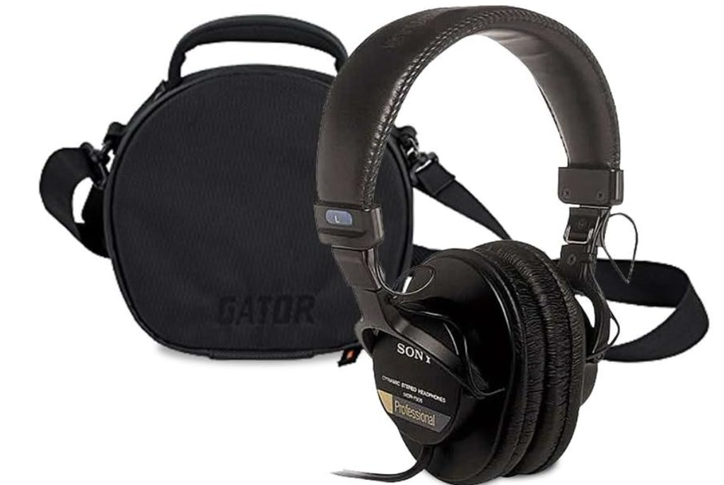 Sony MDR7506 Profesional Gran Diafragma Auriculares con Gator Casos G-Club Serie G-Club G-CLUB