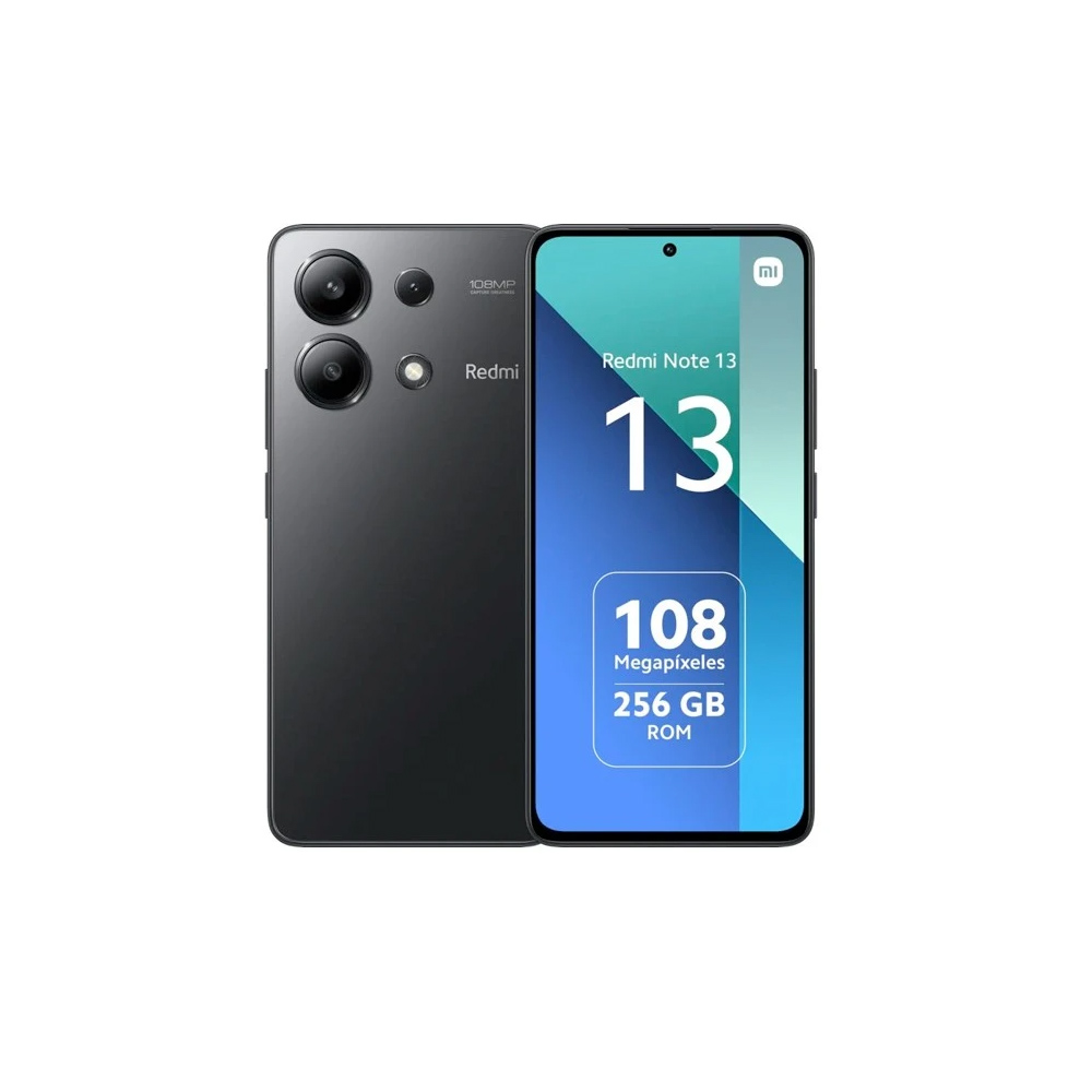 Xiaomi Redmi Note 13 - Smartphone - Android - 256 GB - Midnight black - Touch - US