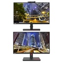 Lenovo ThinkVision T24v-30 - Monitor LED - 23.8" (23.8" visible) - 1920 x 1080 Full HD (1080p) @ 75 Hz - IPS - 250 cd/m² - 1000:1 - 4 ms - HDMI, VGA, DisplayPort - altavoces - negro azabache - para ThinkPad X1 Carbon Gen 11 21HM