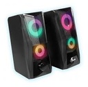 Xtech - Incendo Speakers - 2.0-channel - Negro - Gaming - Led lights - USB powered 