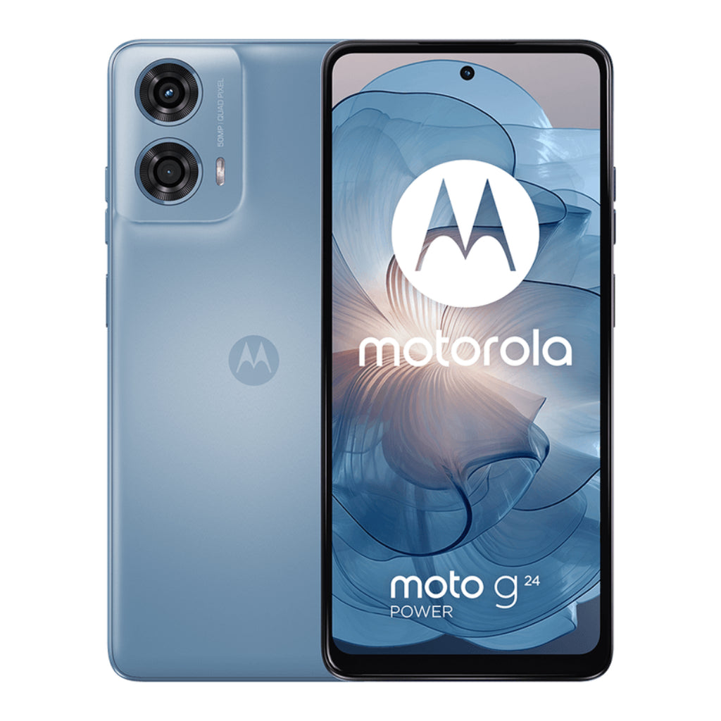 Motorola G24 Power - Smartphone - Android - 256 GB - Saltwater Slide - Touch - XT2425-1