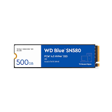 WD Blue SN580 - SSD - 500 GB - interno - M.2 2280 - PCIe 4.0 x4 (NVMe)