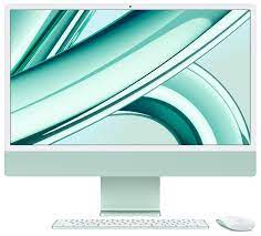 Apple iMac - All-in-one - Apple M3 - 24" - MacOS Sonoma - Green - MQRA3E/A
