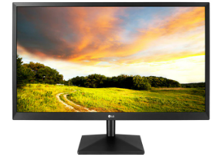 LG 20MK400H-B - Monitor LED - 20" - 1366 x 768 @ 75 Hz - TN - 300 cd/m² - 1000:1 - 2 ms - HDMI, VGA - negro mate