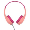 Belkin SoundForm Mini - Auriculares con diadema con micro - en oreja - Bluetooth - inalámbrico - conector de 3,5 mm - rosa