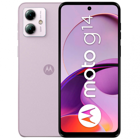 Motorola G14 - Smartphone - Android - 128 GB - Orchid Tint - Touch - XT2341-2