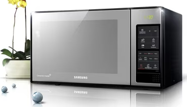 Samsung MS402MADXBB - Horno microondas - 40 litros - 1000 W - espejo negro